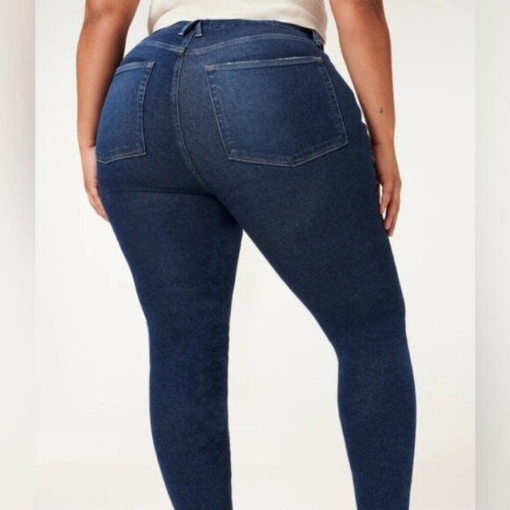 NEW Good American Good Legs LONG Inseam Jeans Skinny Dark Wash Plus Size 30 - Picture 16 of 16